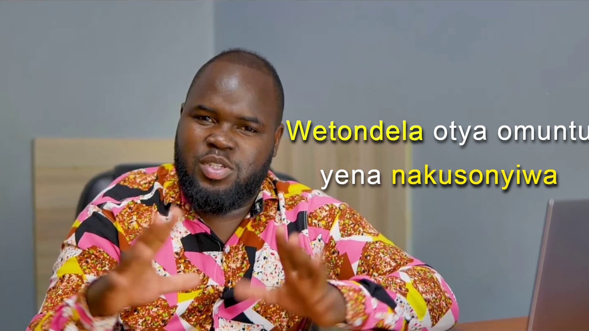 Yiga boletela omuntu yena okusonyiwa (wetonda otya eli gosobeza.)